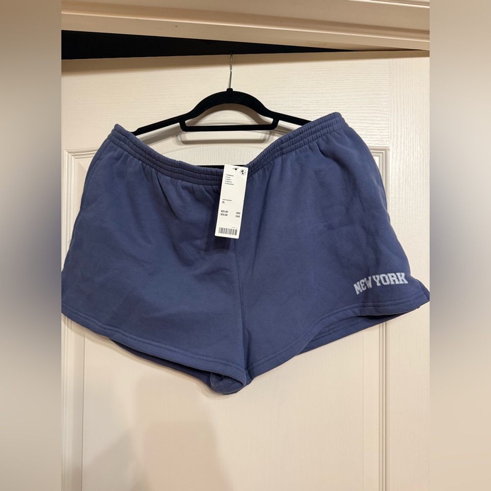 Urban Outfitters Navy Athletic Shorts